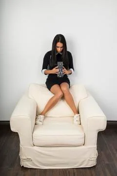 Taking a photograph Foto stock