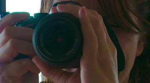 Taking a picture Stock Footage 10869737