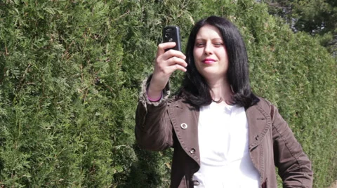 Taking Picture With Mobile Phone Stock Footage 37648437