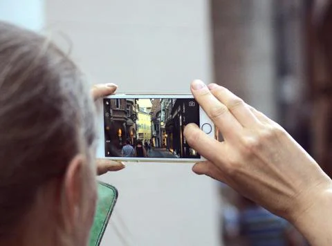 Taking a Picture Stock Photos
