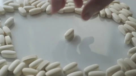 Taking the pill from a group of pills. Vídeos de archivo 137708031