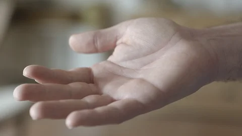 Taking Pills, Close-up of hand Stock Footage 126762370