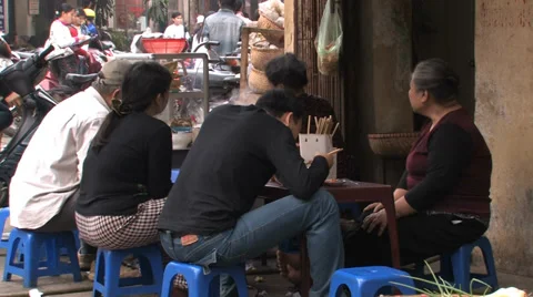Taking Rice Stock Footage 33798384