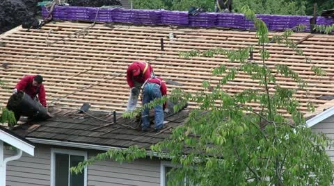 Taking the Roof off(time lapsed) Stock Footage 22037586