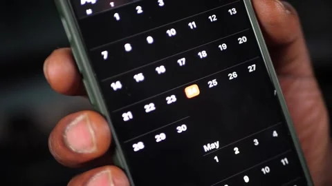 Taking a screenshot on a smartphone with one hand Stockbeeldmateriaal 307595912
