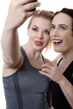 Taking a selfie Stock Photos
