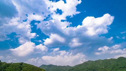 Taking the summer lanterns and taking the clouds in Time lapse. 動画素材 145738991