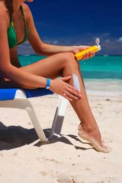 Taking sunbath Stock Photos