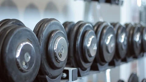 Taking weight with your hands Stock Footage 91732572