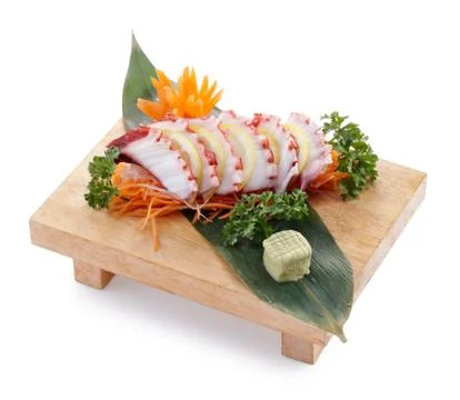 Tako sashimi Stock Photos