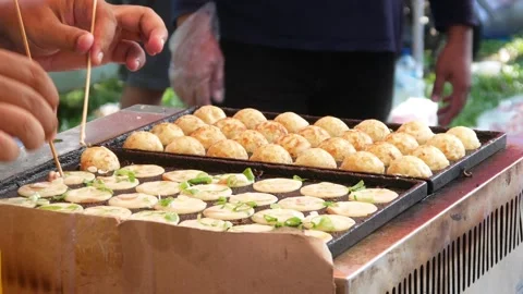 Takoyaki Stock Footage 308002863
