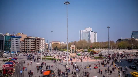 Taksim Square Video stock 46969496