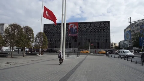 Taksim square Video stock 88323458