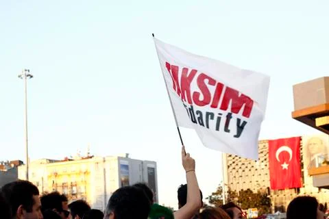 Taksim Square Protest, 2013 Stock-Fotos