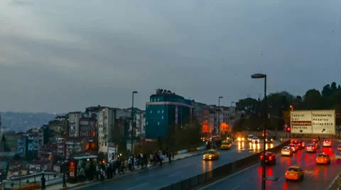 Taksim / Tepebası Timelapse Stock Footage 32634374
