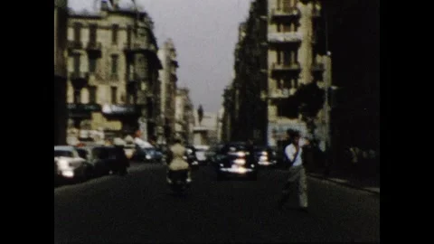 Talaat Harb Square and Statue Stock Footage 251820892