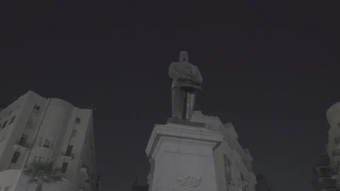 Talaat Harb Square - Cairo Stock Footage 246976885