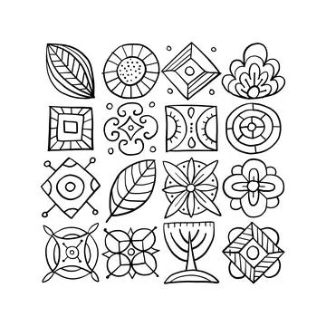Talavera pattern. Ethnic Background for your design 스톡 일러스트