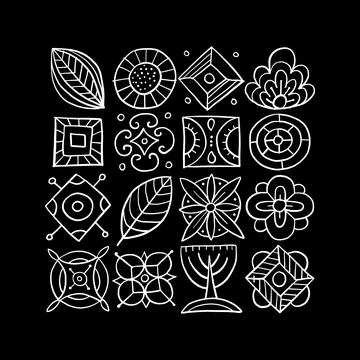 Talavera pattern. Ethnic Background for your design 스톡 일러스트