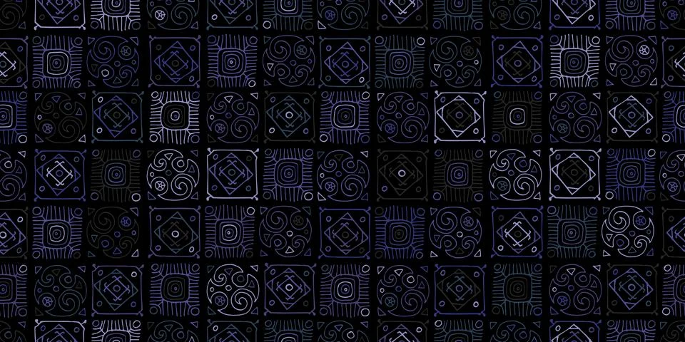 Talavera pattern. Indian patchwork. Turkish ornament. Moroccan tile mosaic Stock Illustration