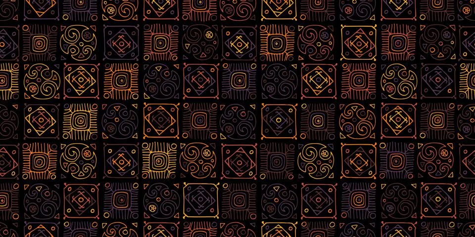 Talavera pattern. Indian patchwork. Turkish ornament. Moroccan tile mosaic Stock Illustration