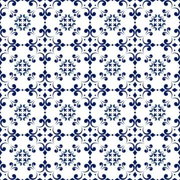 Talavera pattern. Moroccan tile mosaic. Illustrazione stock