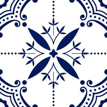 Talavera pattern. Moroccan tile mosaic. Stock Illustration