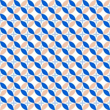 Talavera pattern. Moroccan tile mosaic. Stock-Illustration