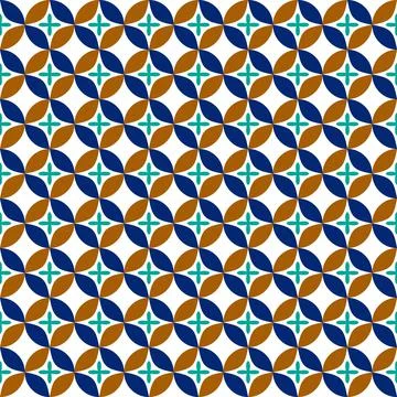 Talavera pattern. Moroccan tile mosaic. イラスト素材