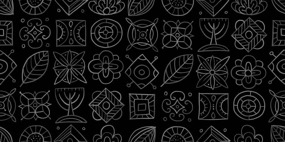 Talavera seamless pattern. Ethnic Background Stock Illustration