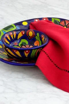 Talavera tableware Stock Photos