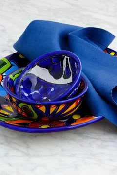 Talavera tableware Stock Photos