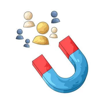 Talent acquisition illustration Stock Illustration