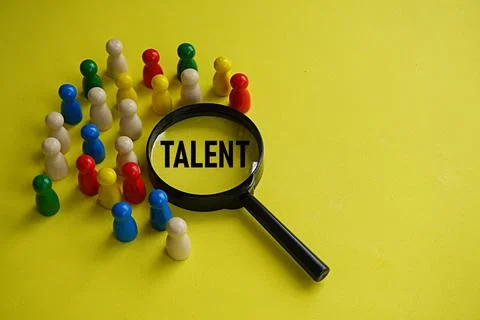 TALENT. Human resources concept. Talented employee needs Stock Photos