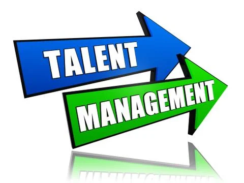 Talent management in arrows Stock Illustration