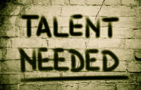 Talent needed concept Stock Illustration