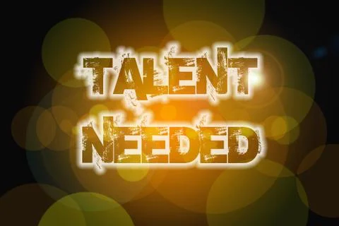 Talent needed concept Stock Illustration