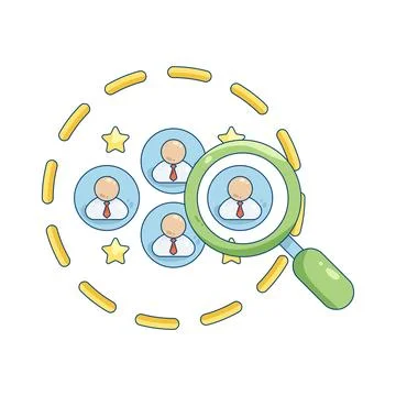 Talent pool Stock Illustration