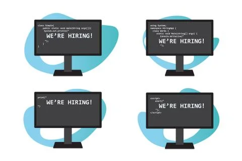 Talent software developer search 스톡 일러스트