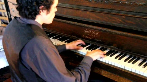 Talented Pianist Stock Footage 769096