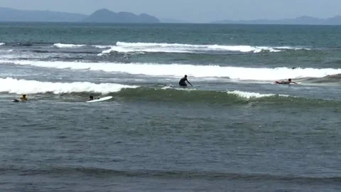 Talented young surfers Stock Footage 197074910