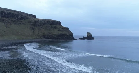 Talisker bay beach Stock Footage 108448064