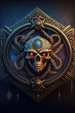 Talisman of ultimate evil Stock Illustration