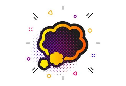 Talk bubble icon. Speech bubble sign. Chat message. Vector 스톡 일러스트