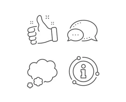 Talk bubble line icon. Speech bubble sign. Chat message. Vector イラスト素材