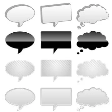 Talk bubbles Stock Illustration
