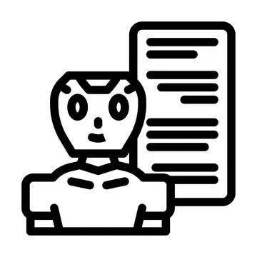 Talk chat bot line icon vector illustration Ilustración de archivo