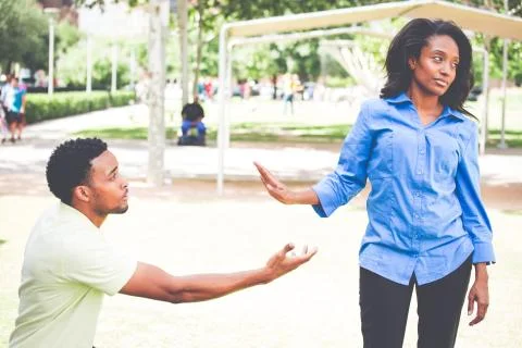 Talk to the hand Stock Photos