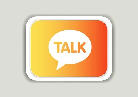 Talk logo sign symbol vector. Mobile apps online service icon. Social Media App  Illustration