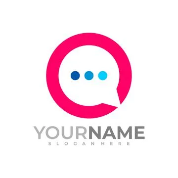 Talk logo vector template, Creative Consult logo design concepts Stock Illustration